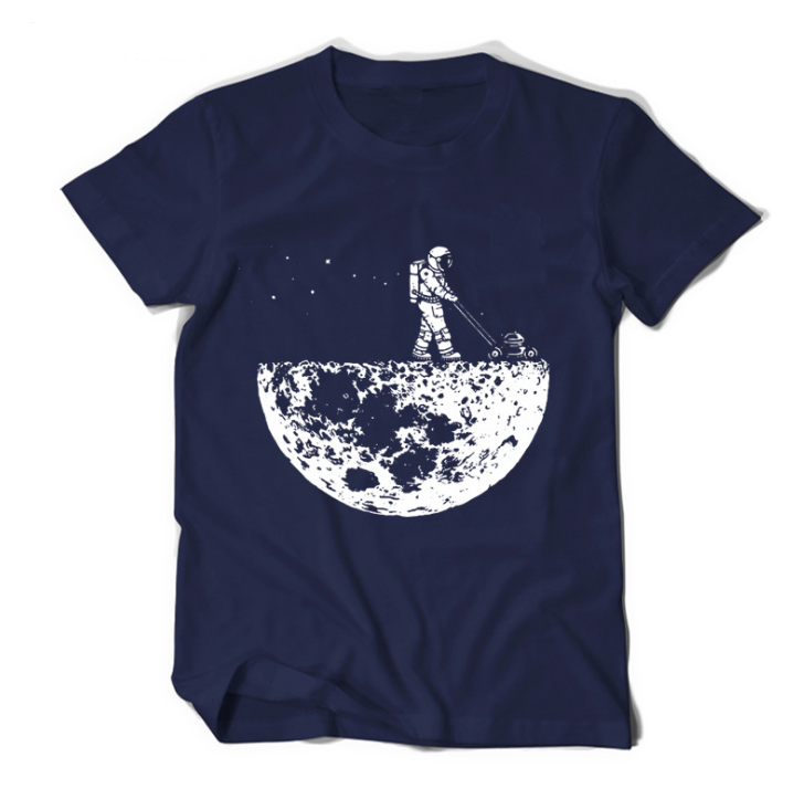 Men Creative Moon T-shirt