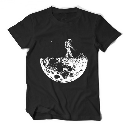 Men Creative Moon T-shirt