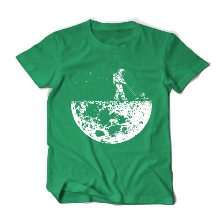 Men Creative Moon T-shirt