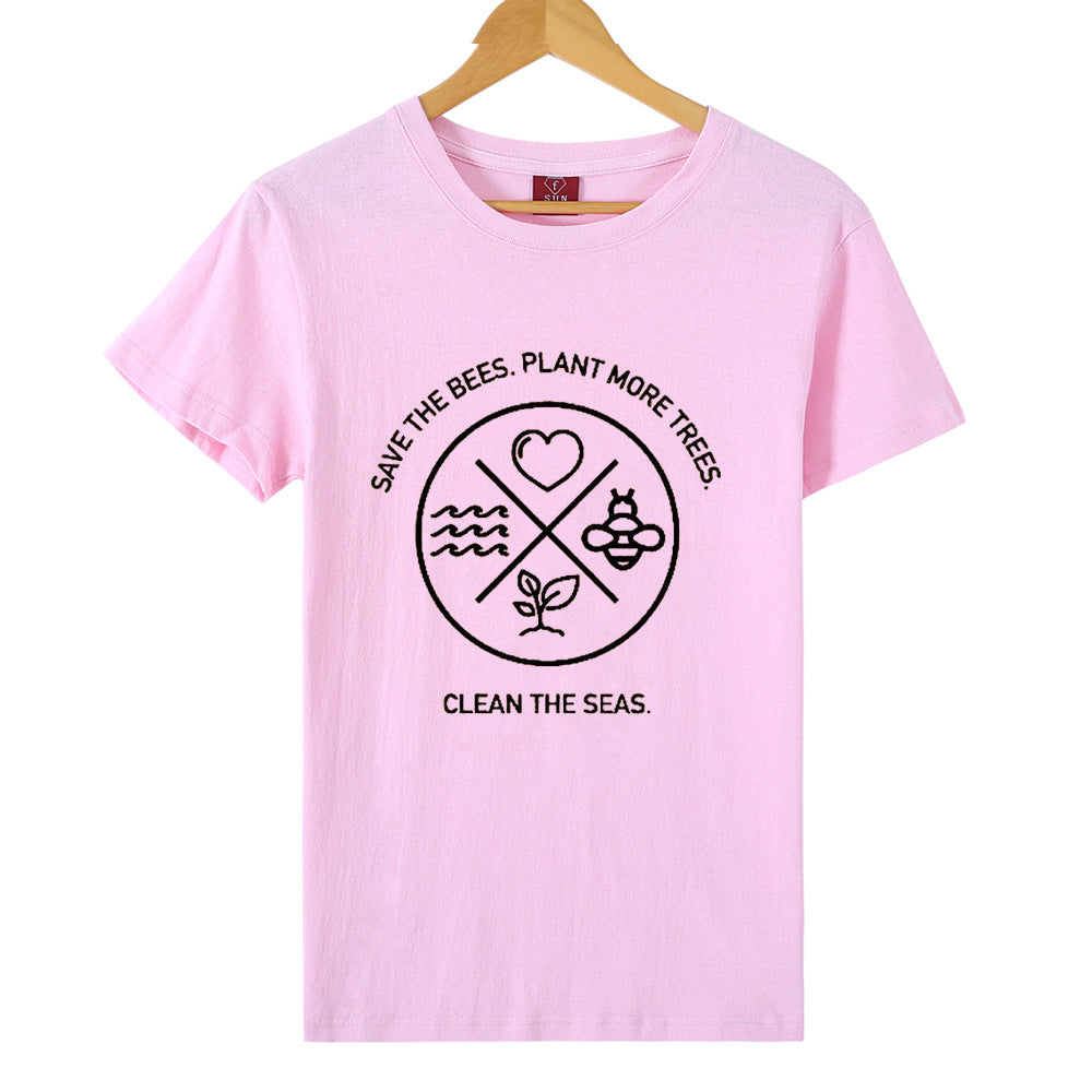 Men's and Women's Short-Sleeved T-shirt