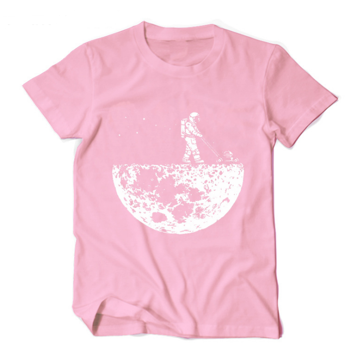 Men Creative Moon T-shirt