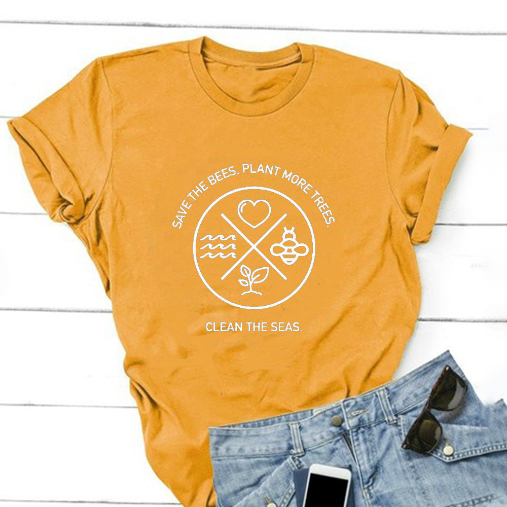 Men's and Women's Short-Sleeved T-shirt