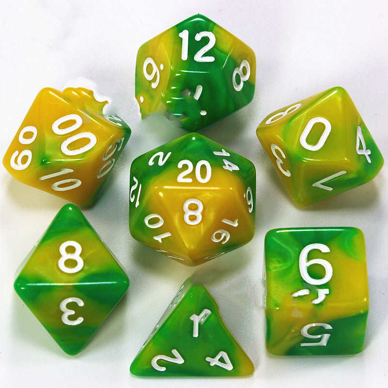 Multi-sided Set Of 7 DICE Board Game Running Group