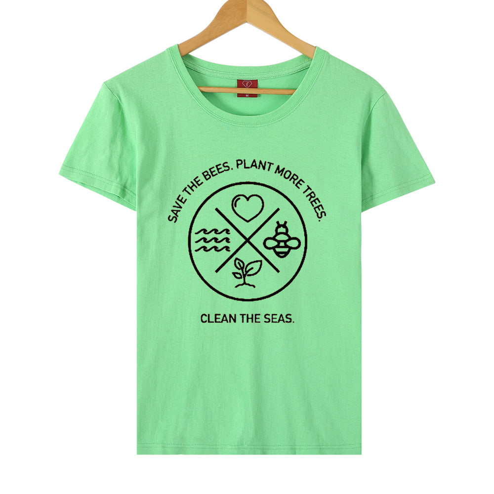 Men's and Women's Short-Sleeved T-shirt