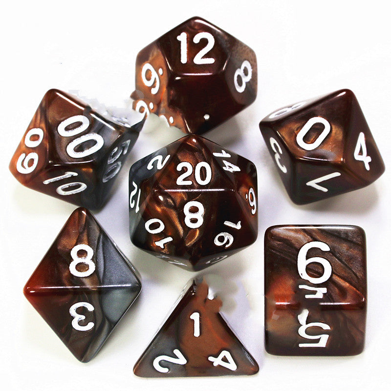 Multi-sided Set Of 7 DICE Board Game Running Group