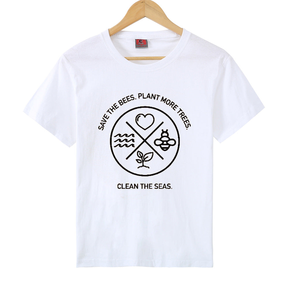 Men's and Women's Short-Sleeved T-shirt