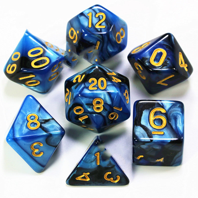 Multi-sided Set Of 7 DICE Board Game Running Group