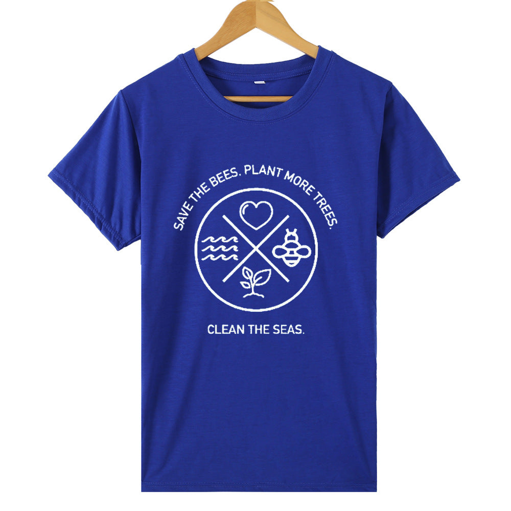 Men's and Women's Short-Sleeved T-shirt