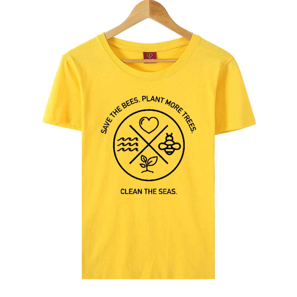 Men's and Women's Short-Sleeved T-shirt