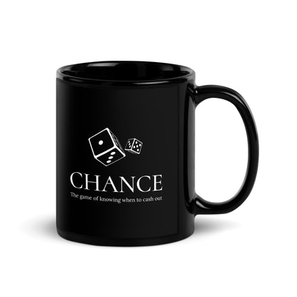 Black Glossy Chance Mug