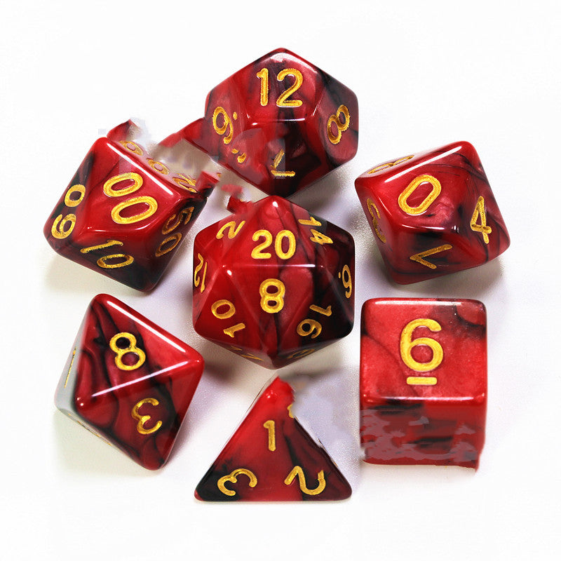 Multi-sided Set Of 7 DICE Board Game Running Group