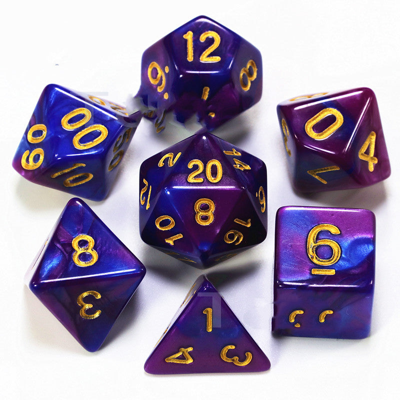 Multi-sided Set Of 7 DICE Board Game Running Group