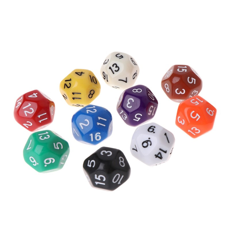 16-Multi sided Counting Dice Toy Game