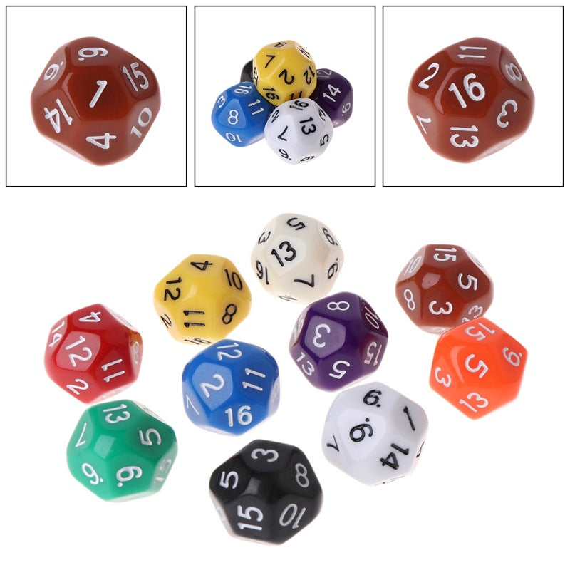 16-Multi sided Counting Dice Toy Game