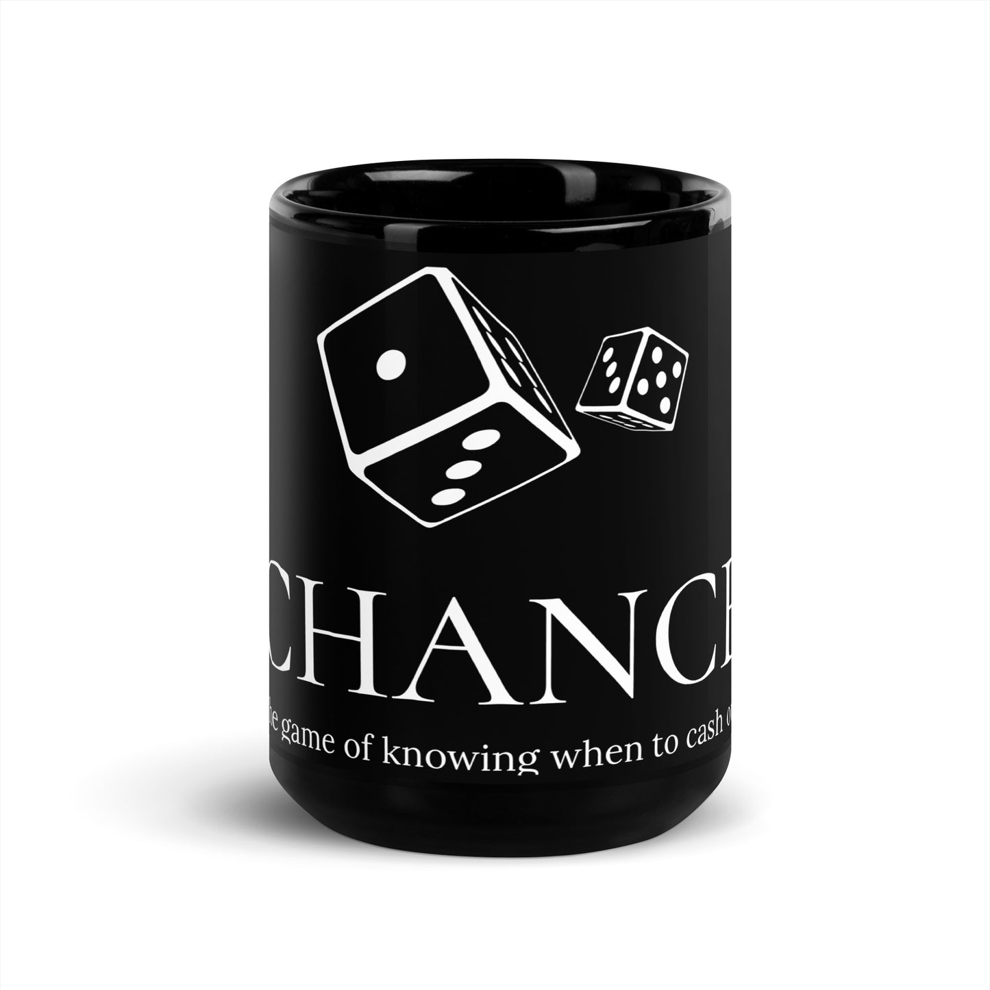 Black Glossy Chance Mug